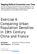 Cover page: Mapping Political Economies over Time, GIS Exercise 4: Comparing Urban Population Densities in 19th Century China and France