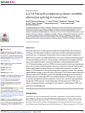 Cover page: 2,3,7,8-Tetrachlorodibenzo-p-dioxin modifies alternative splicing in mouse liver