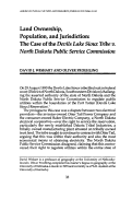 Cover page: Land Ownership, Population, and Jurisdiction: The Case of the Devils Lake Sioux Tribe v. North Dakota Public Service Commission