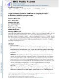Cover page: Atypical Femur Fracture Risk versus Fragility Fracture Prevention with Bisphosphonates
