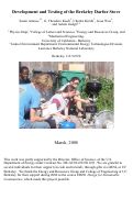 Cover page: Development and Testing of the Berkeley Darfur Stove