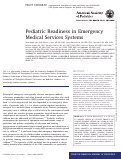 Cover page: Pediatric Readiness in Emergency Medical Services Systems