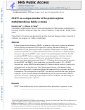 Cover page: PRMT7 as a unique member of the protein arginine methyltransferase family: A review
