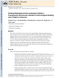 Cover page: Eliciting Maltreated and Nonmaltreated Children's Transgression Disclosures: Narrative Practice Rapport Building and a Putative Confession