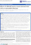 Cover page: Effects of sildenafil and/or muscle derived stem cells on myocardial infarction