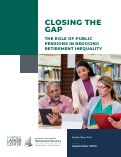 Cover page: Closing the Gap: The Role of Public Pensions in Reducing Retirement Inequality