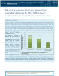 Cover page: Estimating customer electricity savings from projects installed by the U.S. ESCO industry