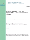 Cover page: Emissions Scenarios, Costs, and Implementation Considerations of REDD Programs