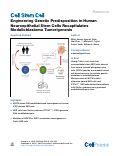 Cover page: Engineering Genetic Predisposition in Human Neuroepithelial Stem Cells Recapitulates Medulloblastoma Tumorigenesis
