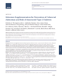 Cover page: Selenium Supplementation for Prevention of Colorectal Adenomas and Risk of Associated Type 2 Diabetes