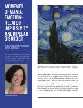 Cover page: Moments of Mania: Emotion-Related Impulsivity and Bipolar Disorder