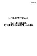 Cover page: Five Blackbirds in the Pentagonal Garden