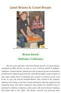 Cover page: Janet and Grant Brians: Brians Ranch