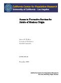 Cover page: Access to Preventive Services for Adults of Mexican Origin