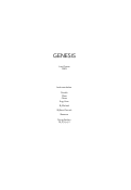 Cover page: Genesis