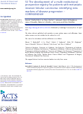 Cover page: Erratum: 53 The development of a multi-institutional prospective registry for patients with metastatic invasive lobular carcinoma: identifying new markers of disease progression - CORRIGENDUM.
