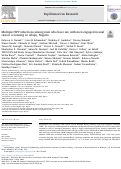 Cover page: Multiple HPV infections among men who have sex with men engaged in anal cancer screening in Abuja, Nigeria