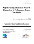 Cover page: Superpave Implementation Phase II: Comparison of Performance-Related Test Results