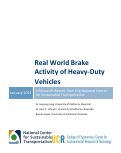 Cover page: Real World Brake Activity of Heavy-Duty Vehicles