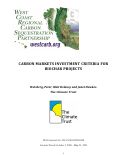 Cover page: Carbon Market Investment Criteria for Biochar projects
