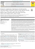 Cover page: Strategies for augmentation of high-frequency left-sided repetitive transcranial magnetic stimulation treatment of major depressive disorder