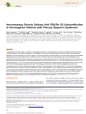 Cover page: Immunoassay Detects Salivary Anti-SSA/Ro-52 Autoantibodies in Seronegative Patients with Primary Sjögrens Syndrome.