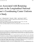 Cover page: Strategies Associated with Retaining Participants in the Longitudinal National Alzheimer’s Coordinating Center Uniform Data Set Study