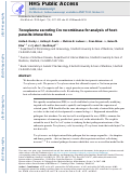 Cover page: Toxoplasma secreting Cre recombinase for analysis of host-parasite interactions