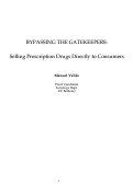 Cover page: Bypassing the Gatekeepers: Selling Prescription Drugs Directly to Consumers