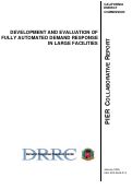 Cover page: Development and evaluation of fully automated demand response in large facilities