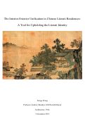 Cover page: The Interior-Exterior Unification in Chinese Literati Residences: A Tool for Upholding the Literati Identity