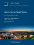 Cover page: A Python library for Radiance matrix-based simulation control and EnergyPlus integration