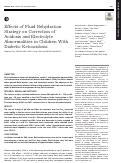 Cover page: Effects of Fluid Rehydration Strategy on Correction of Acidosis and Electrolyte Abnormalities in Children With Diabetic Ketoacidosis.