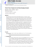 Cover page: Tucker Tensor Regression and Neuroimaging Analysis