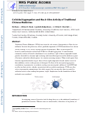 Cover page: Colloidal Aggregation and the in Vitro Activity of Traditional Chinese Medicines