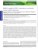 Cover page: SlERF52 Regulates SlTIP1;1 Expression to Accelerate Tomato Pedicel Abscission