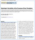 Cover page: Hydrologic Variability of the Cosumnes River Floodplain