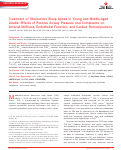 Cover page: Treatment of Obstructive Sleep Apnea in Young and Middle‐Aged Adults: Effects of Positive Airway Pressure and Compliance on Arterial Stiffness, Endothelial Function, and Cardiac Hemodynamics
