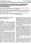 Cover page: Trichotillomania in the United States: An epidemiologic study of patient characteristics, comorbidities, and treatment patterns