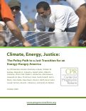 Cover page: Climate, Energy, Justice: The Policy Path to a Just Transition for an Energy-Hungry America