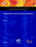 Cover page: ANALYSIS OF THE ECONOMICS OF TOBACCO IN MOROCCO