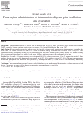 Cover page: Transvaginal administration of intraamniotic digoxin prior to dilation and evacuation