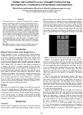 Cover page: Sudden and Gradual Processes of Insight Problem Solving: Investigation by Combination of Experiments and Simulations