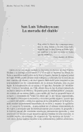Cover page: San Luis Tehuiloyocan: La morada del diablo