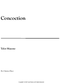 Cover page: Concoction