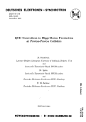Cover page: QCD Corrections to Higgs-Boson Production at Proton-Proton Colliders