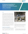 Cover page: UC Berkeley Develops New User-Friendly Tool to Expedite the Evaluation of Connected Automated Vehicle Technologies