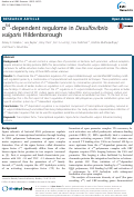 Cover page: σ54-dependent regulome in Desulfovibrio vulgaris Hildenborough