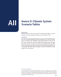 Cover page: Climate System Scenario Tables