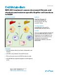 Cover page: MiR-690 treatment causes decreased fibrosis and steatosis and restores specific Kupffer cell functions in NASH